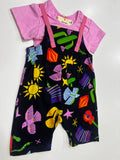 Jardineira Bebê Folia