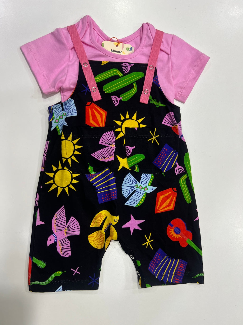 Jardineira Bebê Folia
