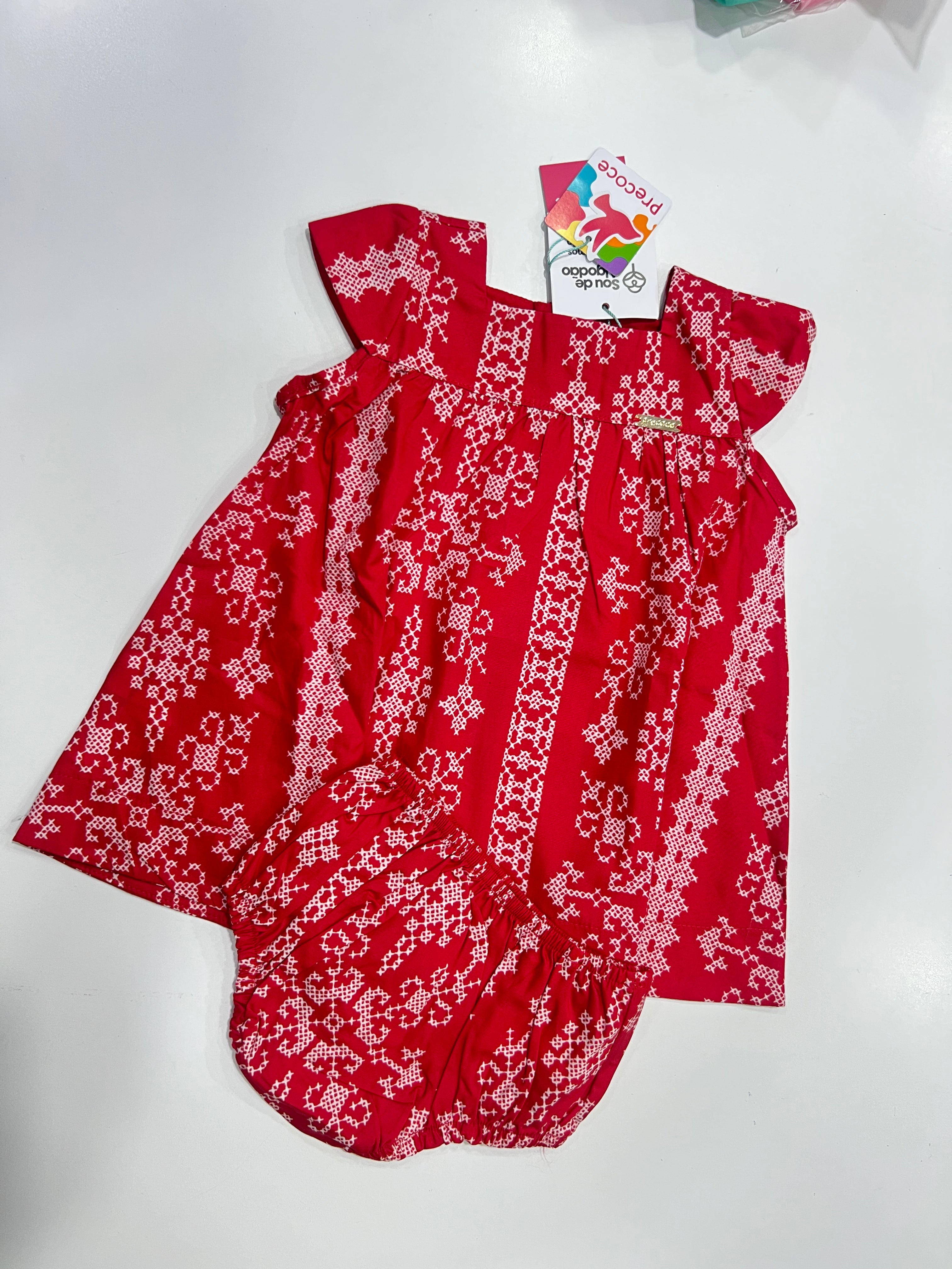 Vestido Estampa de Bordado