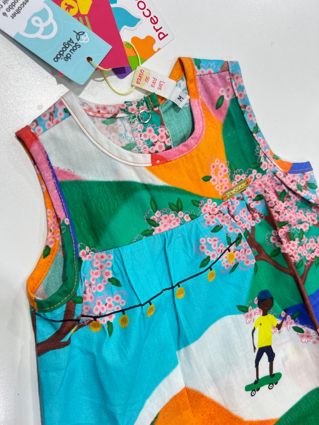 Body com Vestido Picnic no Parque