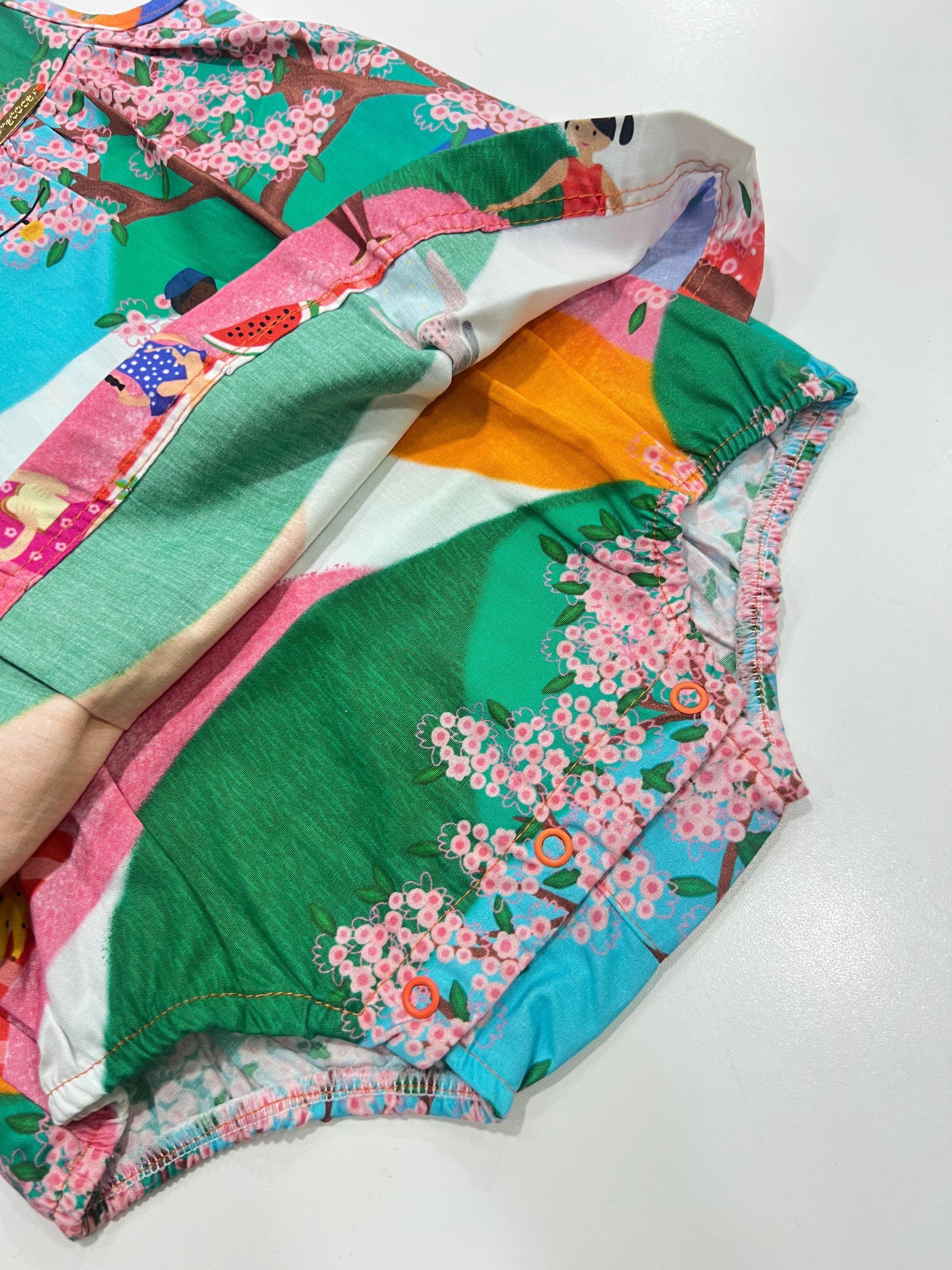 Body com Vestido Picnic no Parque