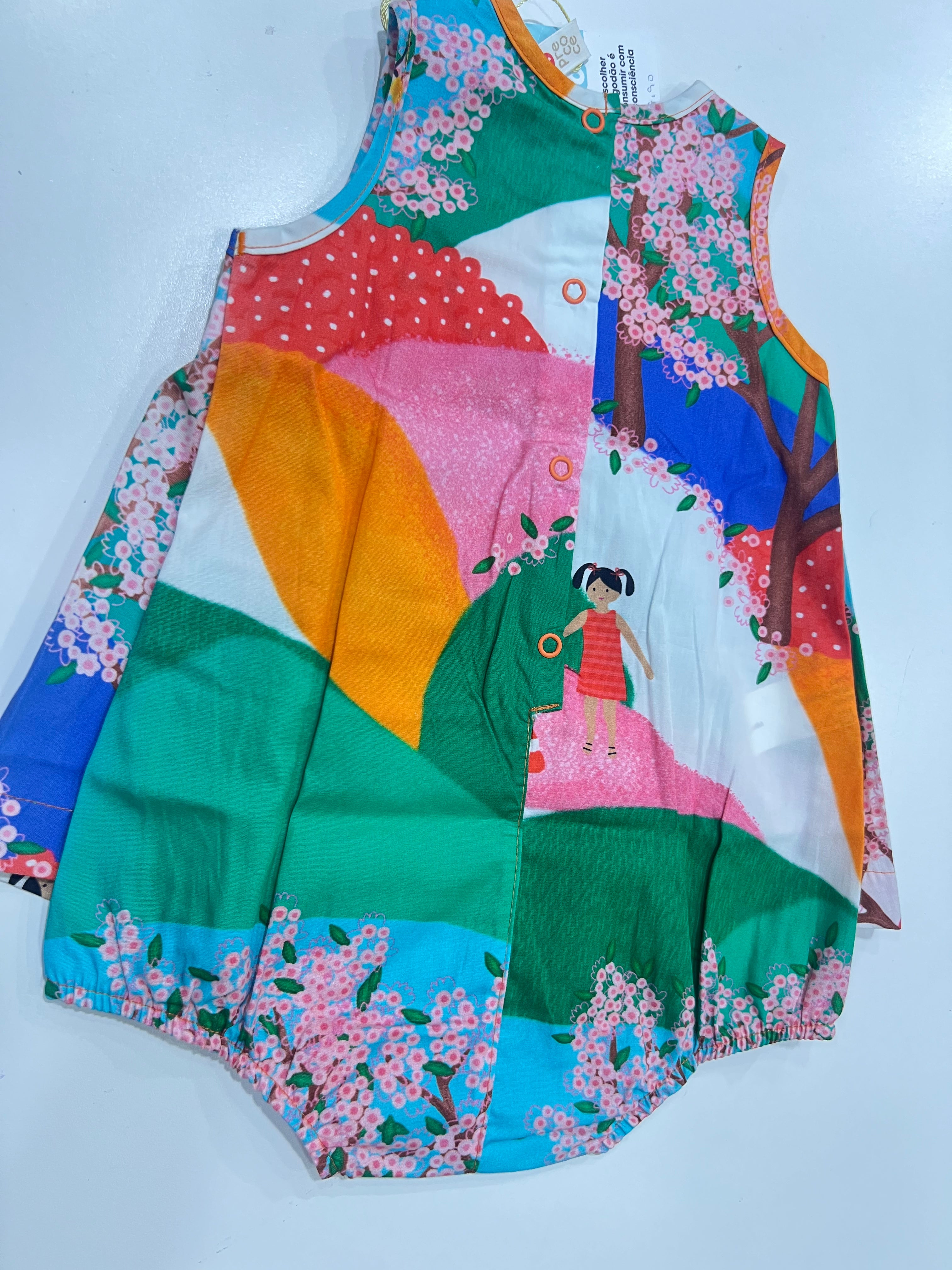 Body com Vestido Picnic no Parque