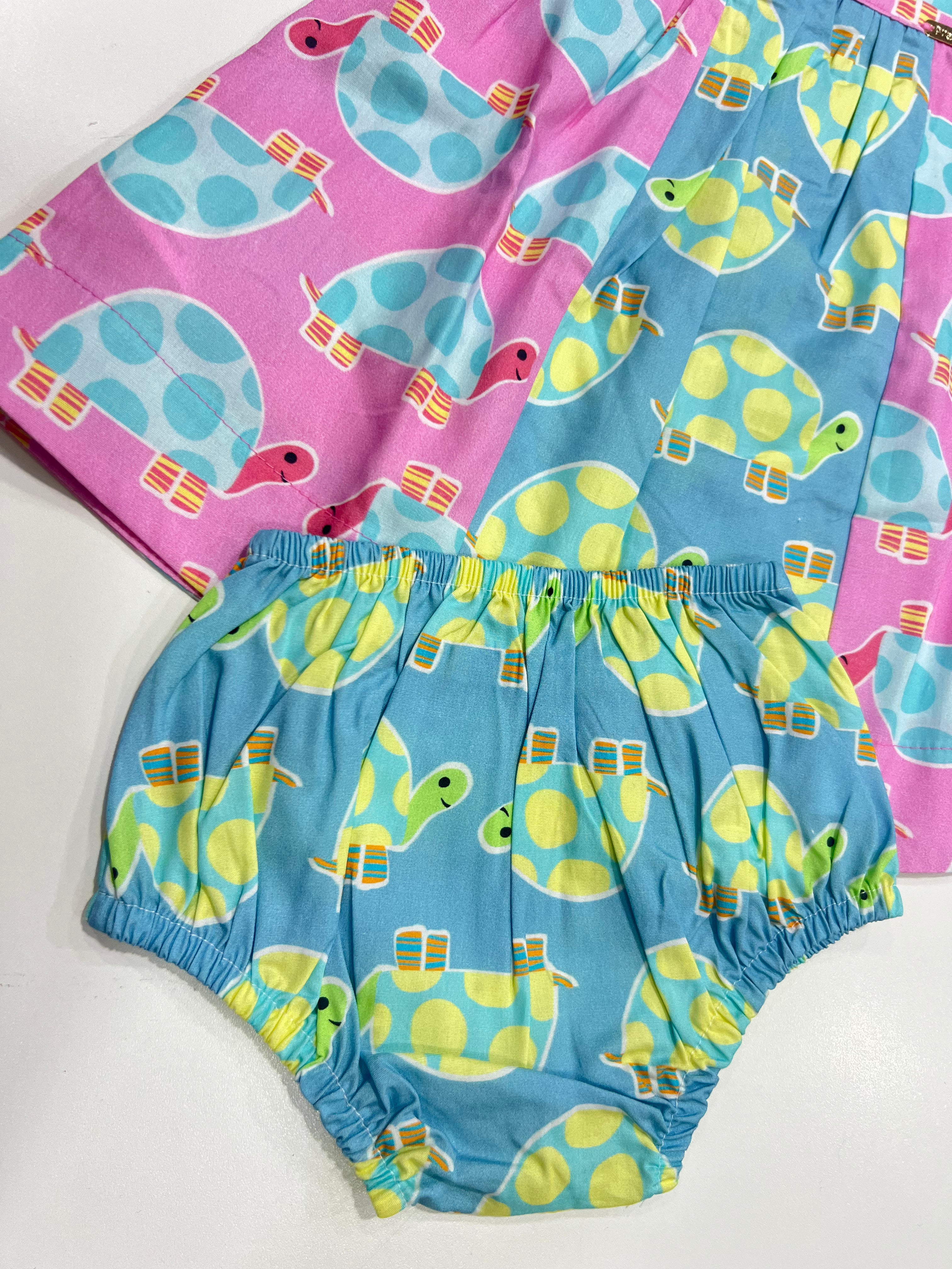 Vestido Fundo do Mar