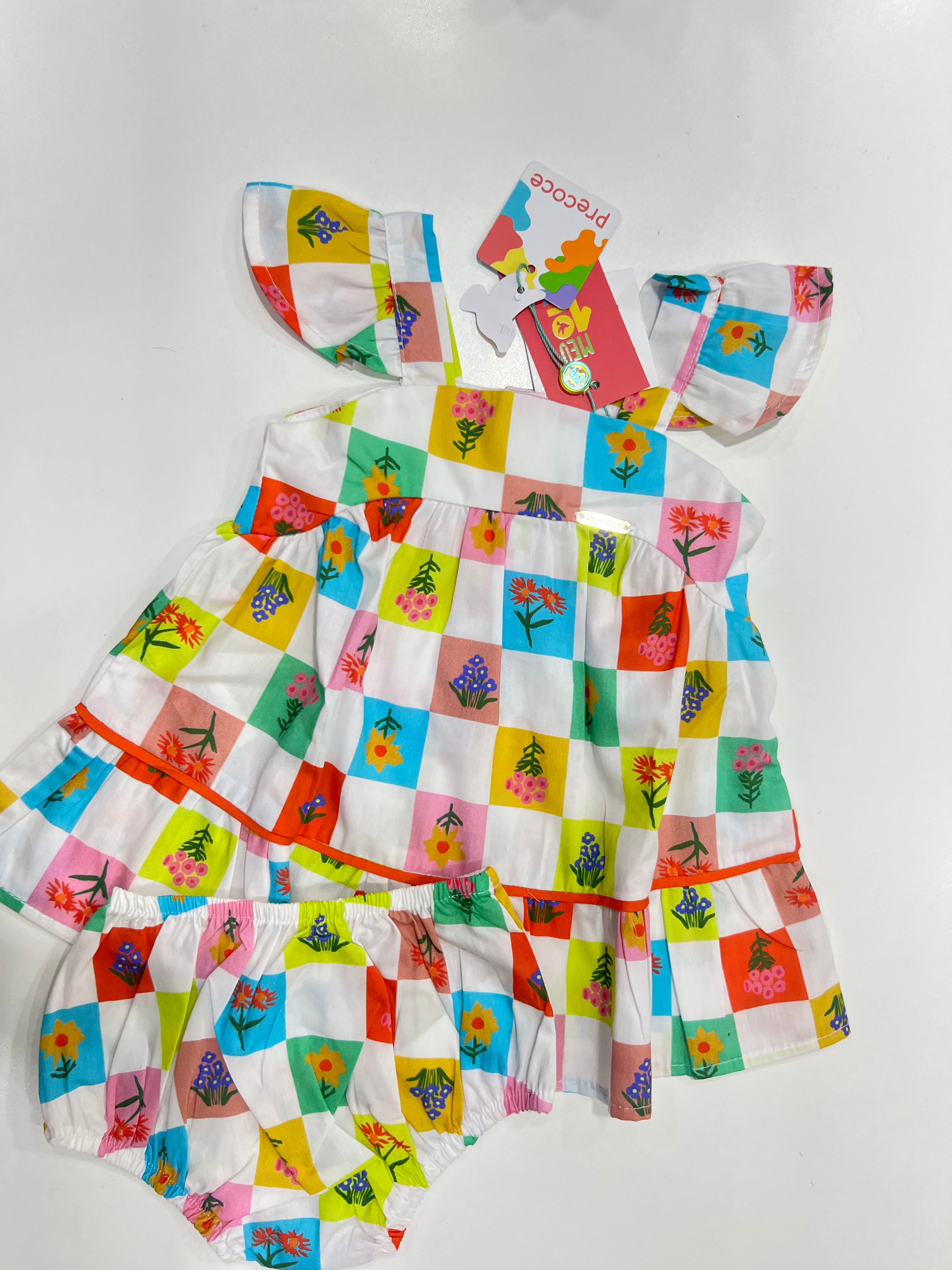 Vestido Flores com alças