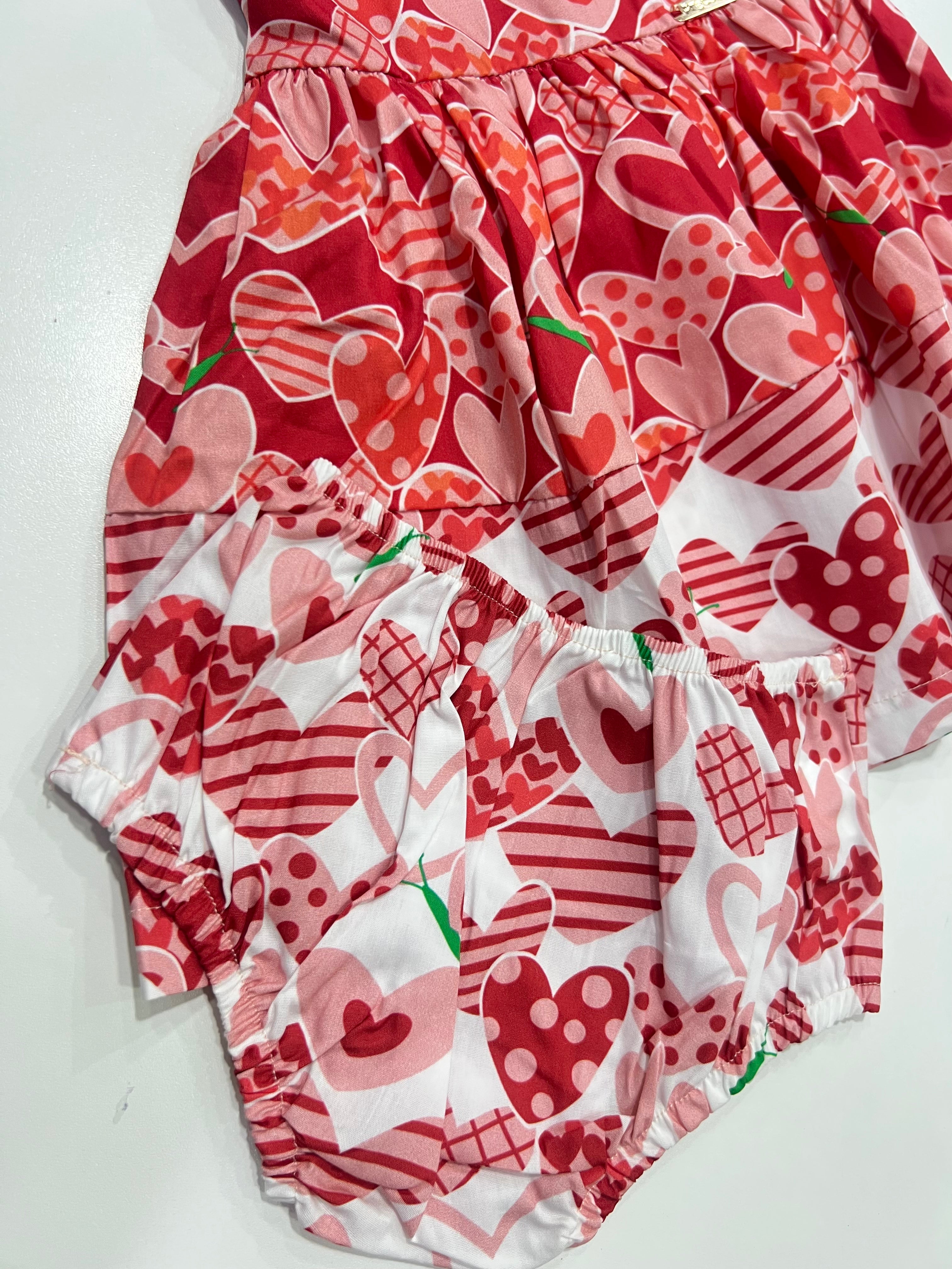 Vestido Estampa Coração