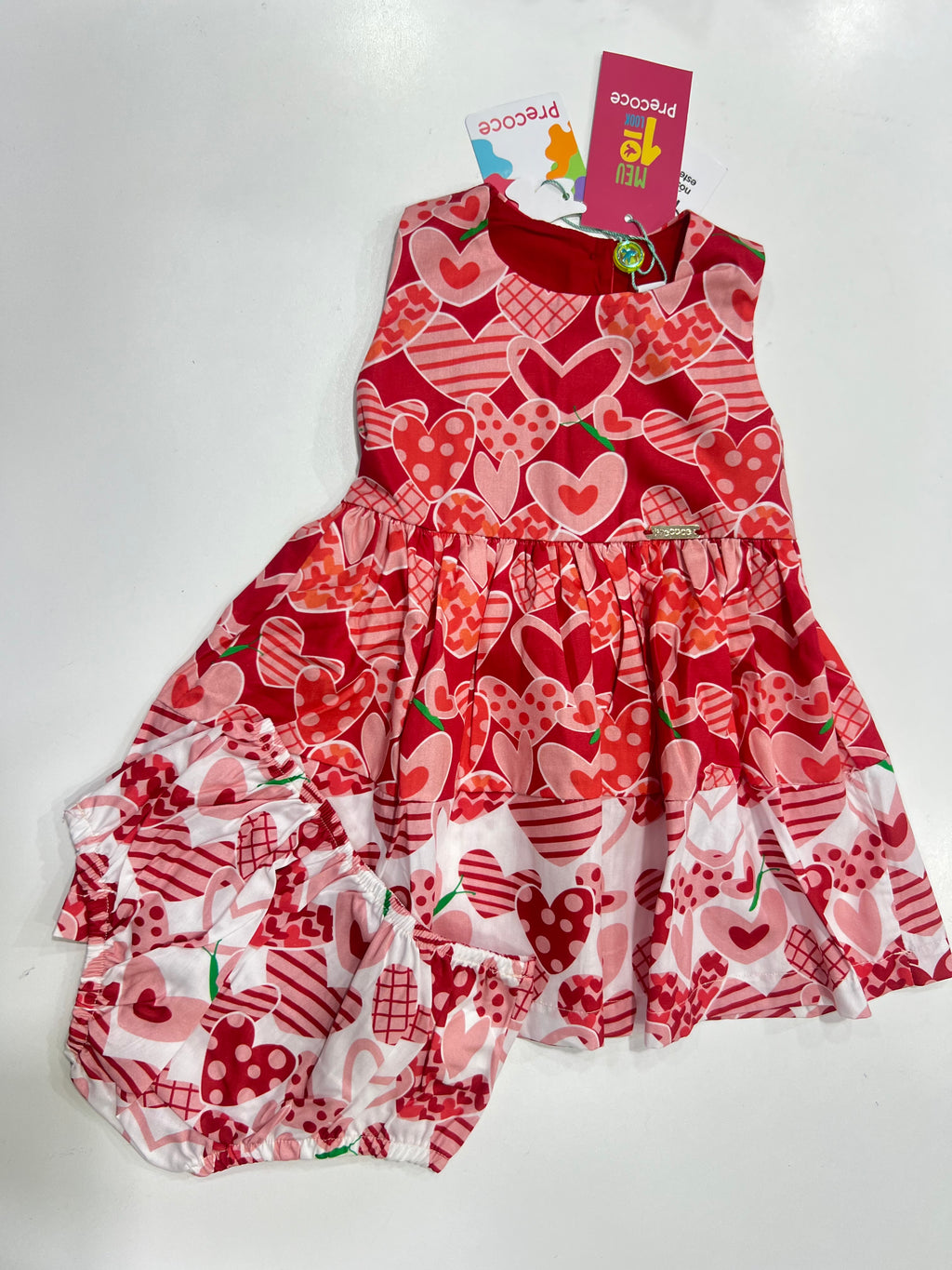 Vestido Estampa Coração