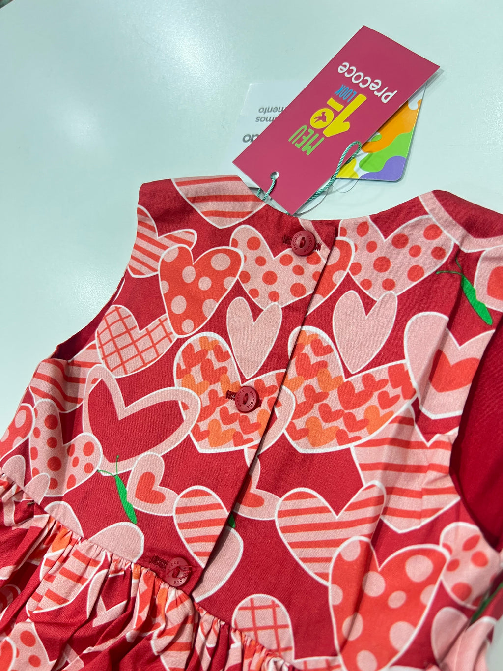 Vestido Estampa Coração