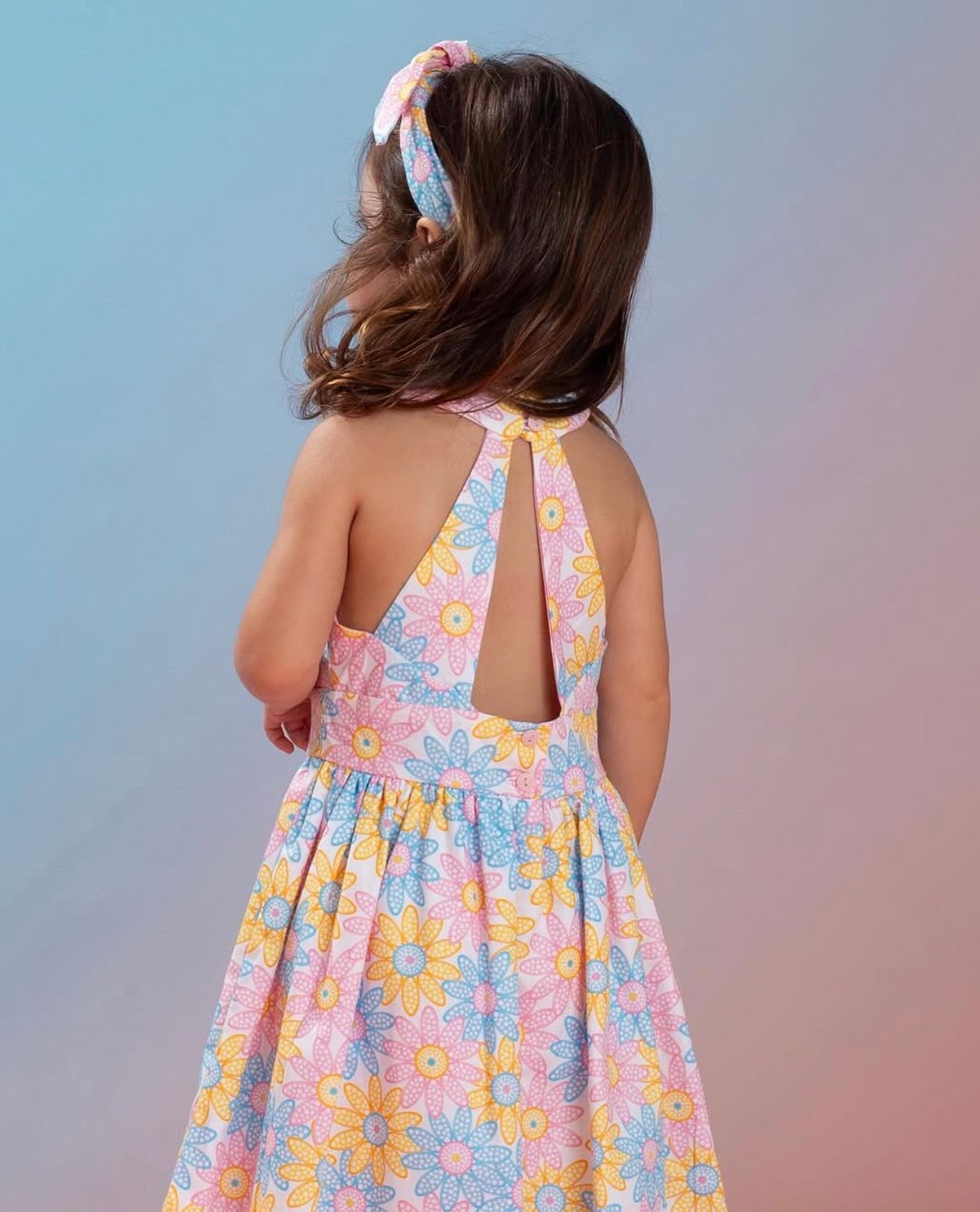 Vestido Flor Poá