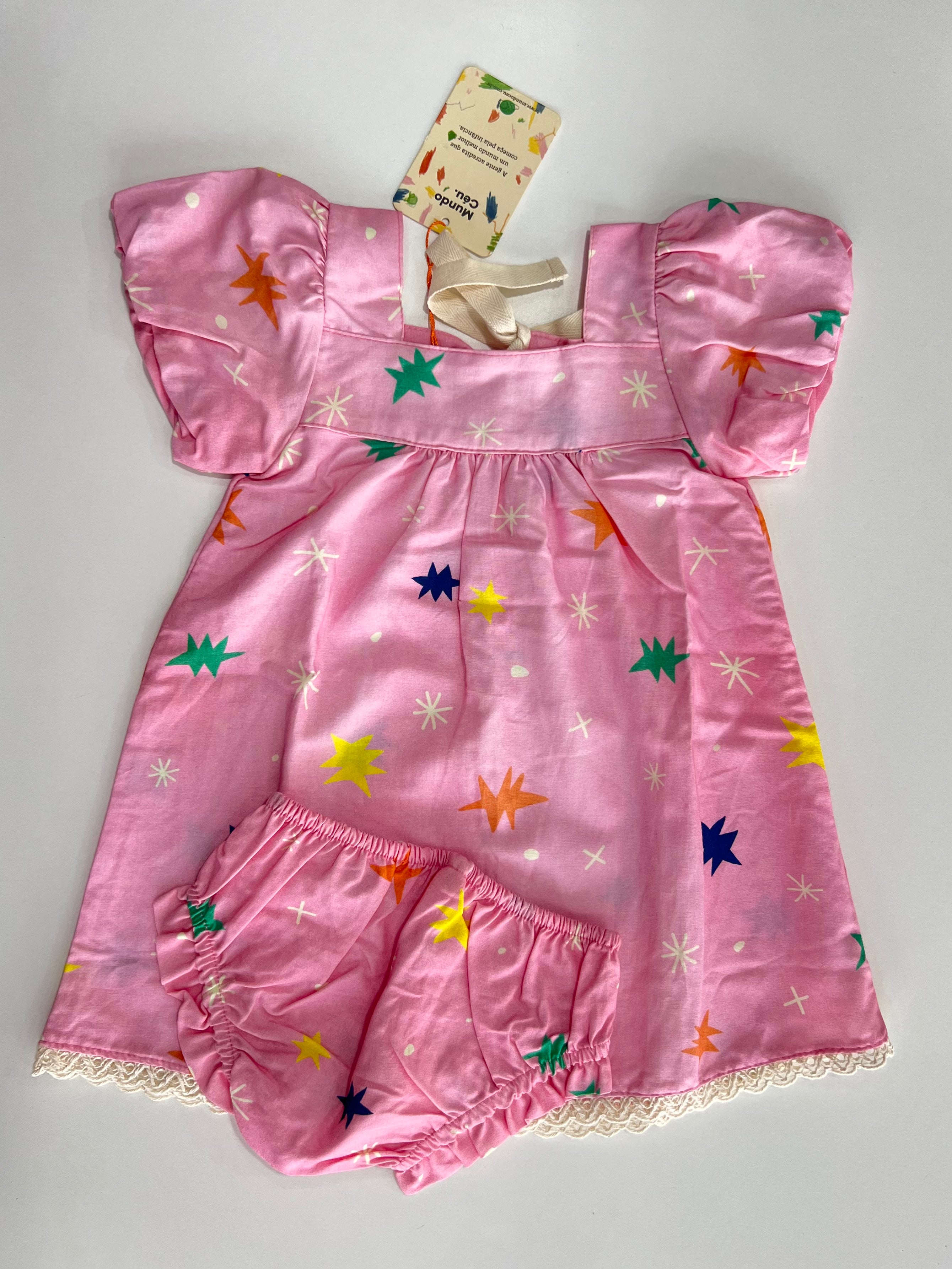 Vestido bebê Agnes