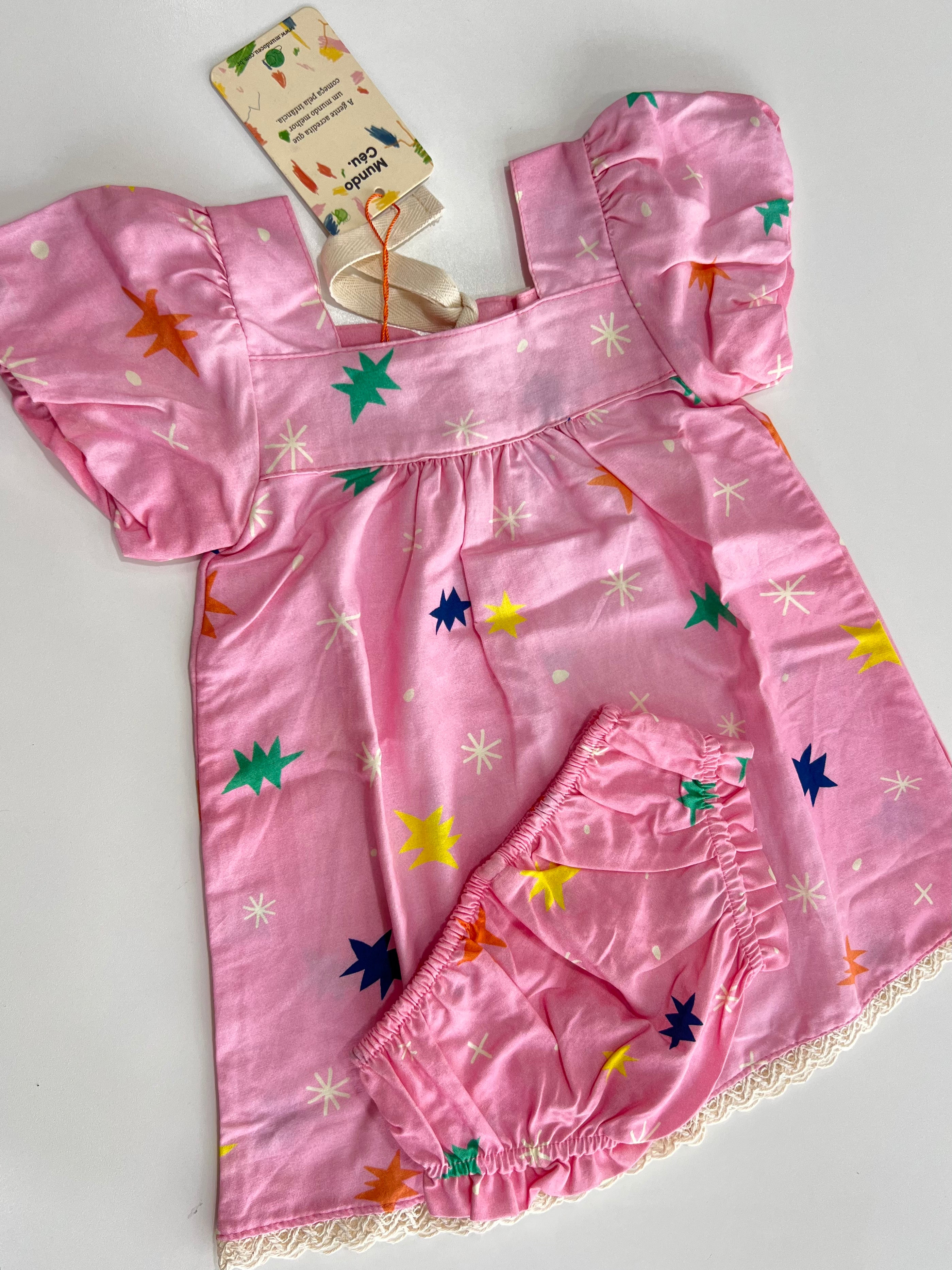 Vestido bebê Agnes