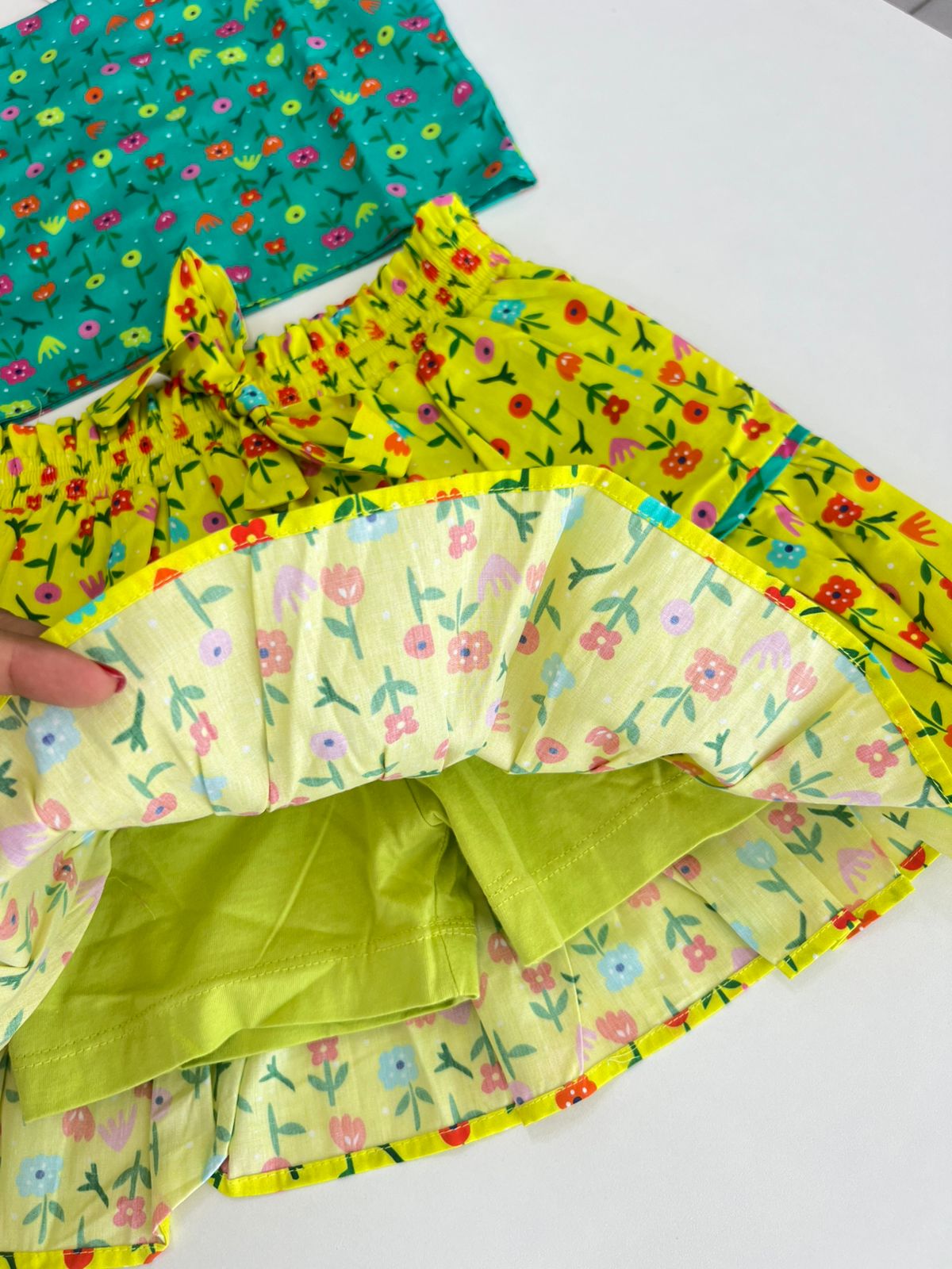 Conjunto Chuva de Flores